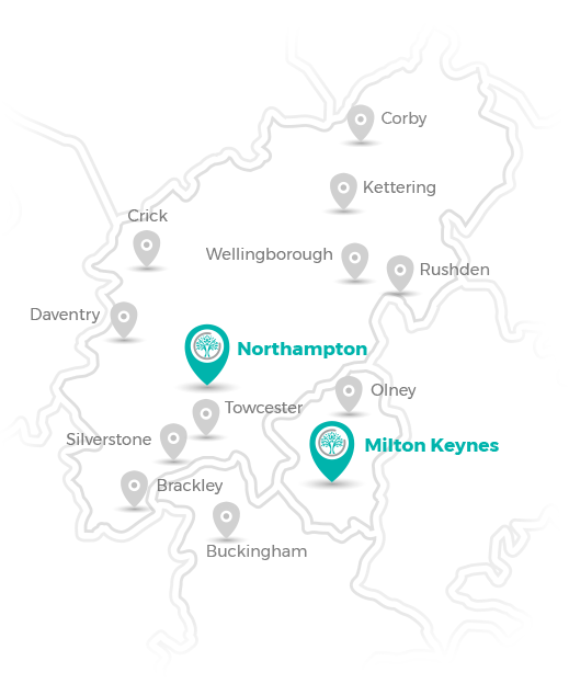 Tree Surgery Area Coverage Across Northampton Northamptonshire