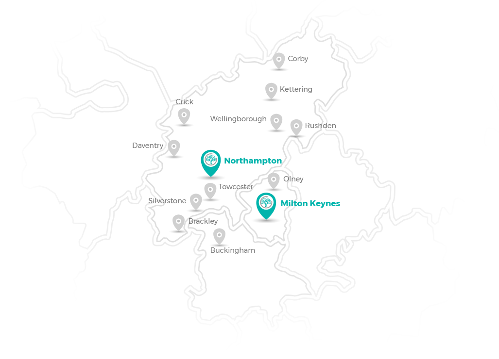 Tree Surgery Area Coverage Across Northampton Northamptonshire